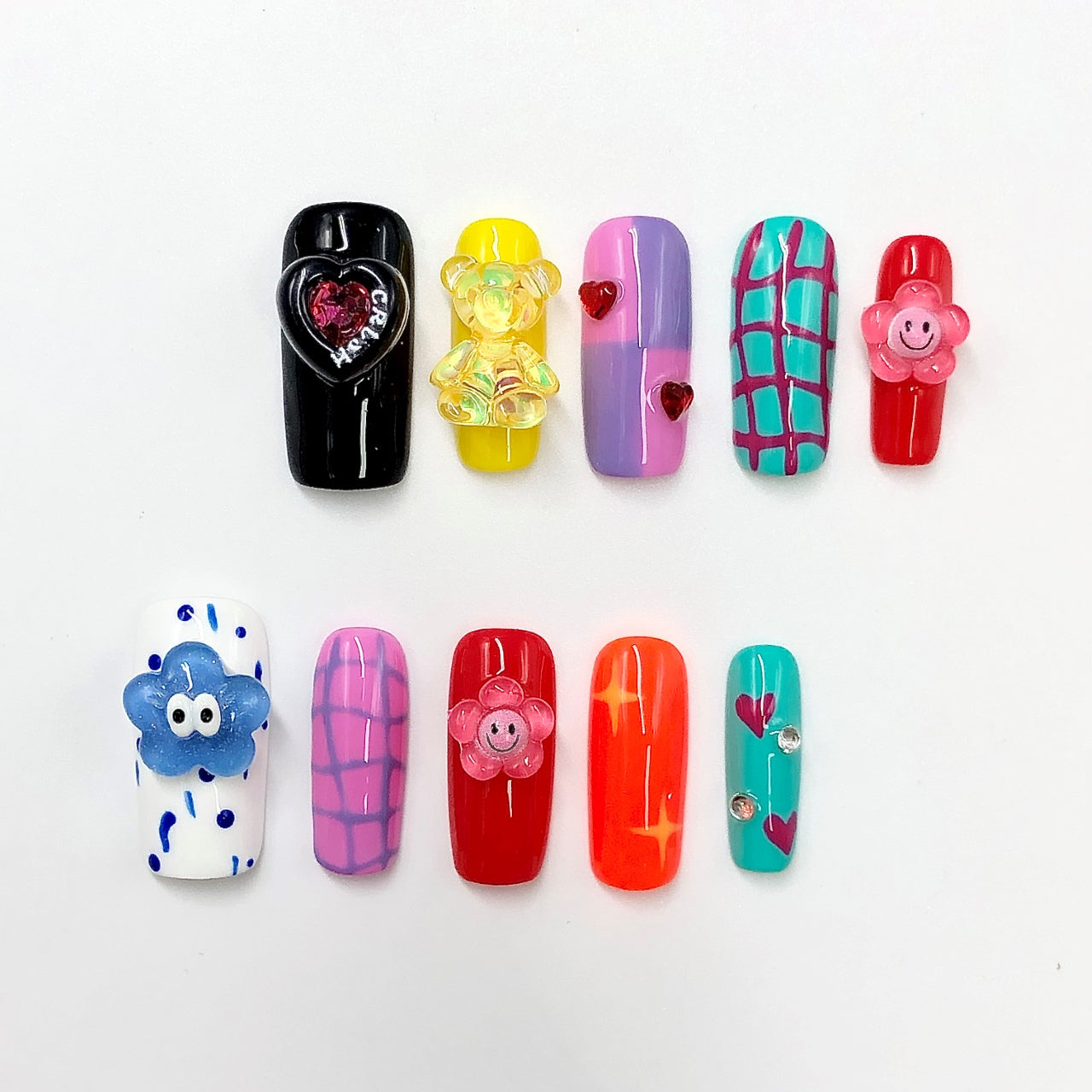 Playful Charm Nails CR211
